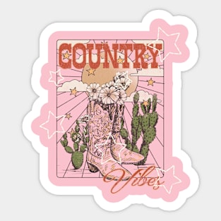 country vibes Sticker